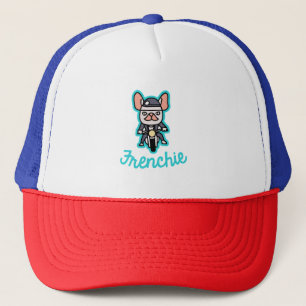 Frenchie Biker Motorrad Dog Eigentümer Frenchie Fu Truckerkappe
