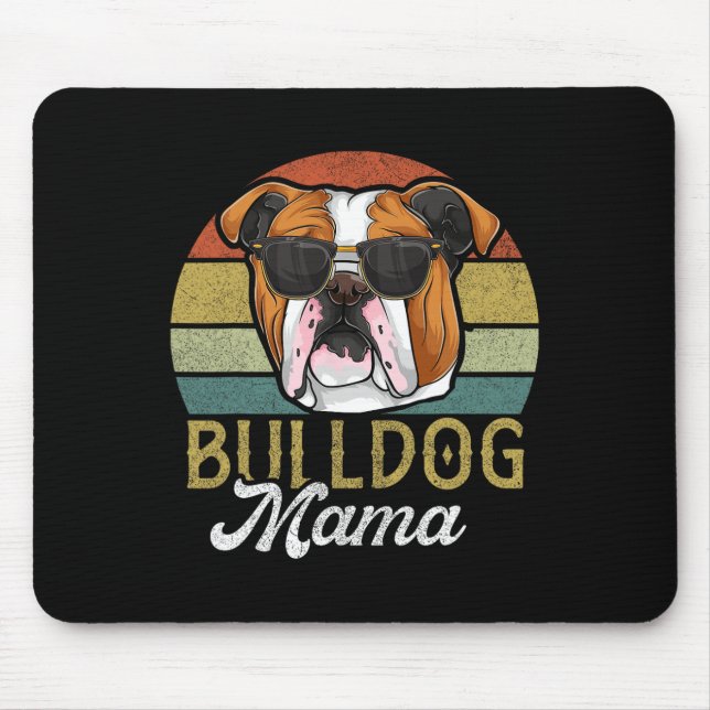 Frenchie Bulldog Mama Dog Mama Mousepad (Vorne)
