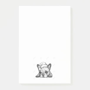 Frenchie Bulldoggen-Post-It Post-it Klebezettel
