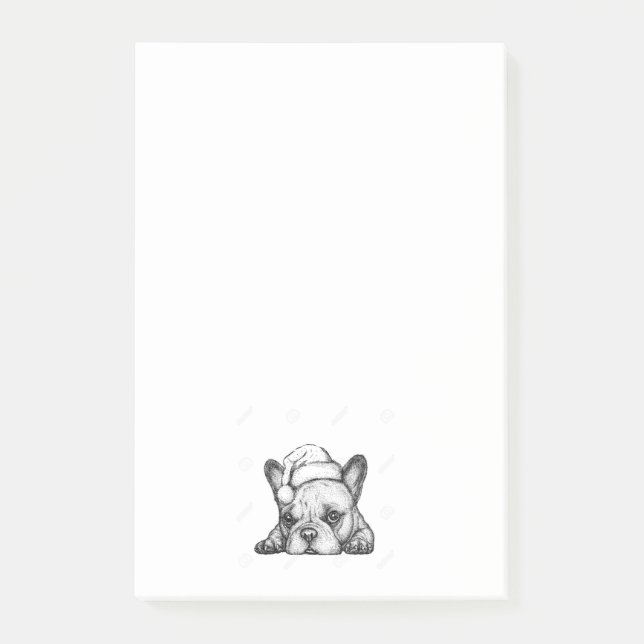 Frenchie Bulldoggen-Post-It Post-it Klebezettel (Vorderseite)