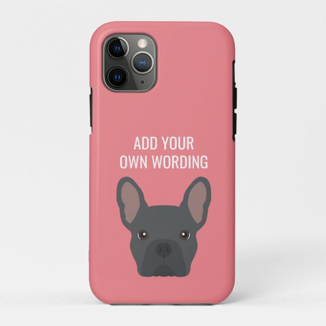 Frenchie Case-Mate iPhone Hülle (Rückseite)