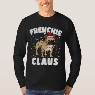 Frenchie Claus Niedlich French Bulldog Lover Weihn T-Shirt
