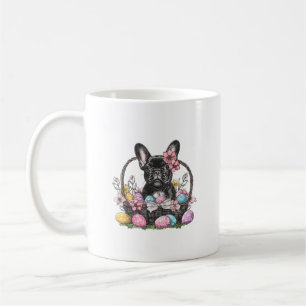 Frenchie Dog Ostern Frenchie Dog Eier Kunst T-Shir Kaffeetasse