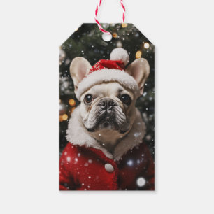 Frenchie Festival: Ein Holiday Portrait Geschenkanhänger