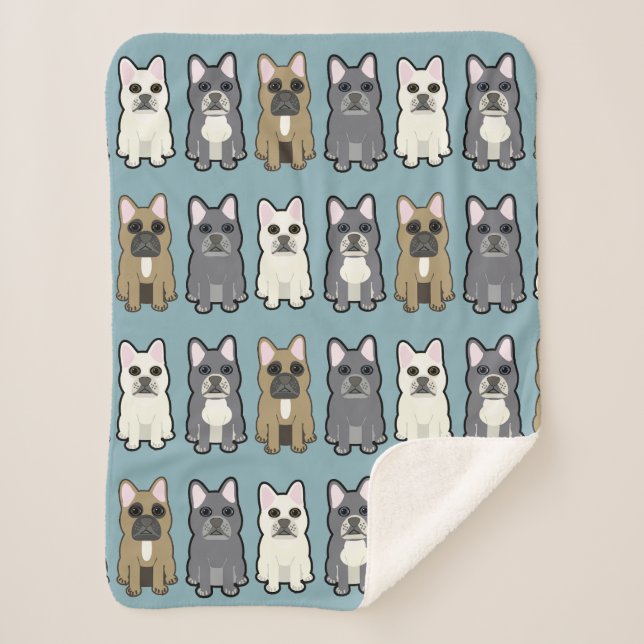 Frenchie Friends Sherpadecke (Vorderseite)