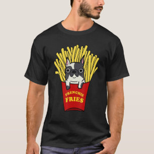 Frenchie Fries Niedlich French Bulldog Dog T-Shirt