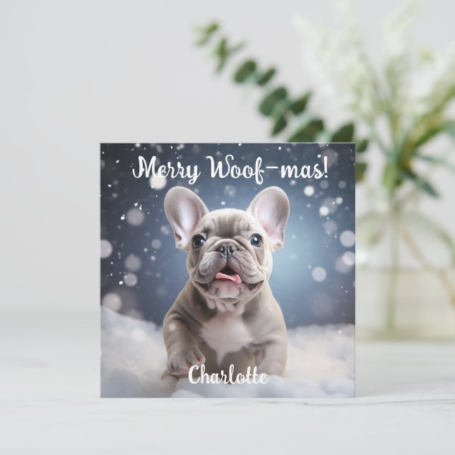 Frenchie Frosty Bliss Anpassbar (Stehend Vorderseite)