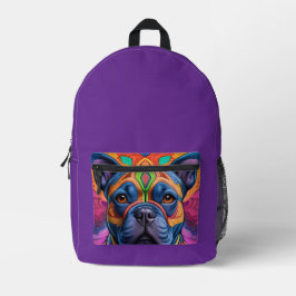 Frenchie Fun Birthday Fantasy  Bedruckter Rucksack