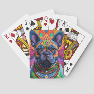 Frenchie Fun Geburtstagsfantasie Spielkarten