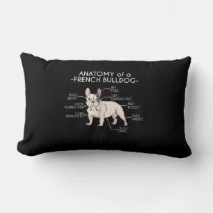 Frenchie Gift Anatomie eines französischen Bulld Lendenkissen