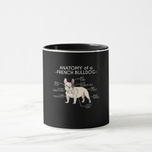 Frenchie Gift   Anatomie eines französischen Bulld Tasse