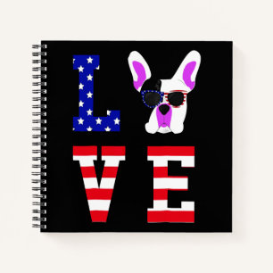 Frenchie Gift COOLE NIEDLICHE LIEBE Notizbuch