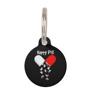 Frenchie Gift Happy Pill French Bulldog Gift Haustiermarke