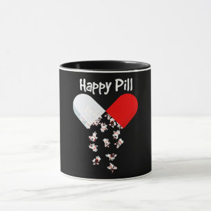 Frenchie Gift   Happy Pill French Bulldog Gift Tasse