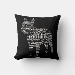 Frenchie Gift I Liebe mein Bulldoge Kissen