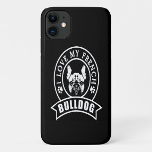 Frenchie Gift I Liebe Mein Französischer Bulldog Case-Mate iPhone Hülle