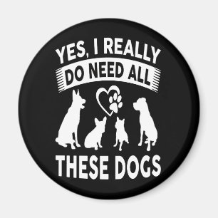 Frenchie Gift  Ja, ich brauche wirklich all diese  Magnet