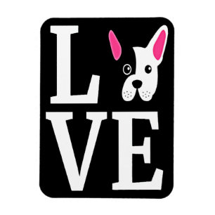 Frenchie Gift Liebe Französisches Bulldog-Gesche Magnet