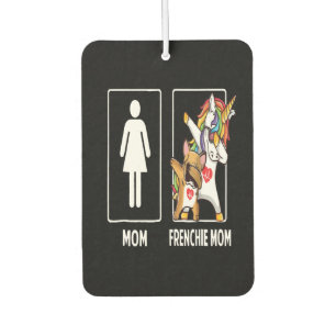 Frenchie Gift Mama mit französischer Mama einzig Autolufterfrischer