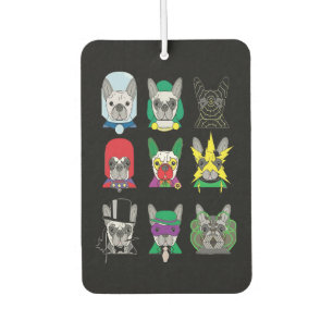 Frenchie Gift Niedlich French Bulldog Design Fun Autolufterfrischer