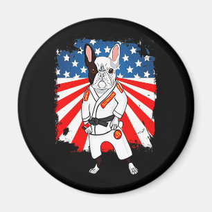 Frenchie Gift   Niedliche französische Flagge Bull Magnet