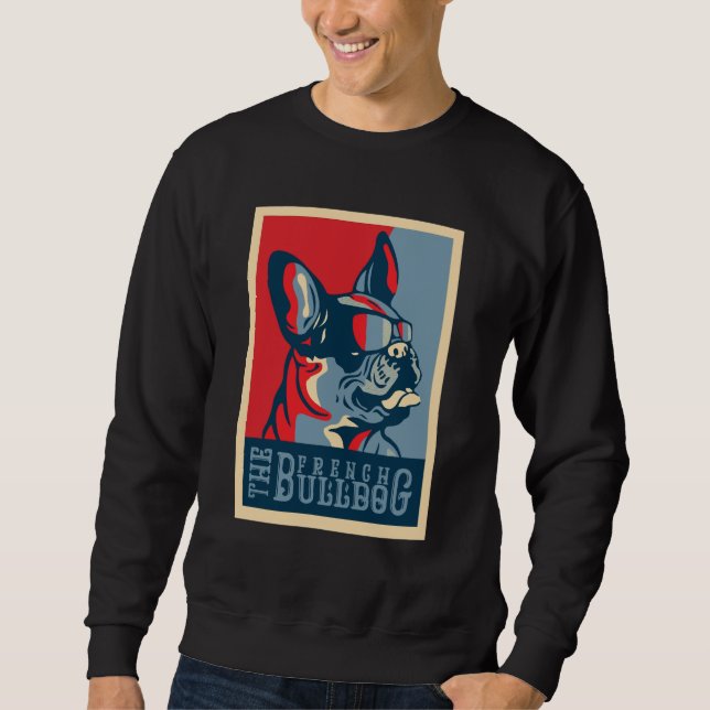 Frenchie Gift | Niedliche Liebe Der französische B Sweatshirt (Vorderseite)