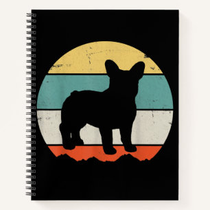 Frenchie Gift Vintages Französisches Bulldog-Ge Notizbuch