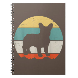 Frenchie Gift Vintages Französisches Bulldog-Ges Notizblock