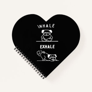 Frenchie Gift Zur Inhalation von Exhale Notizbuch