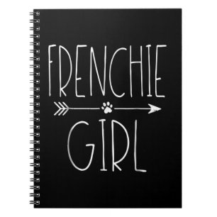 Frenchie Girl T I Liebe My French Bulldog Dog Mama Notizblock