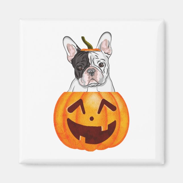Frenchie Halloween Magnet (Vorne)