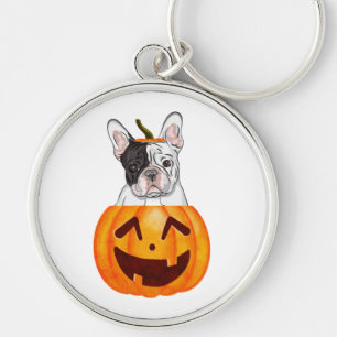 Frenchie Halloween Schlüsselanhänger