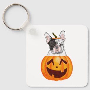 Frenchie Halloween Schlüsselanhänger