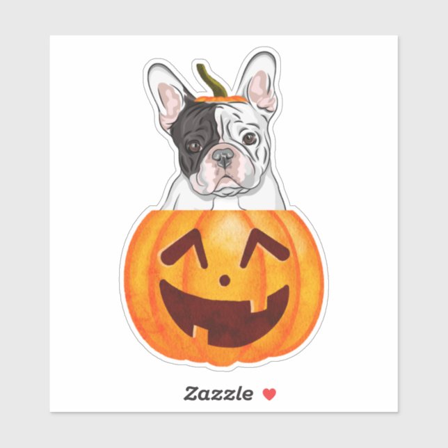 Frenchie Halloween Sticker (Blatt)