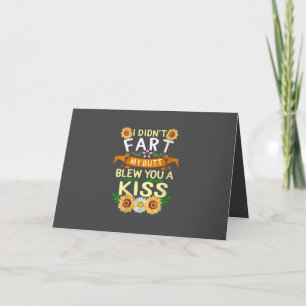 Frenchie hat nicht Furz Hintern Kiss Dog Mama Mama Feiertagskarte