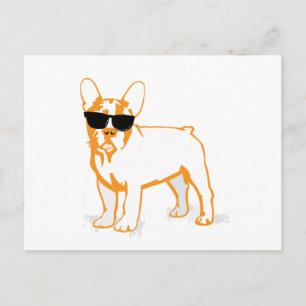 Frenchie Howlelu Postkarte