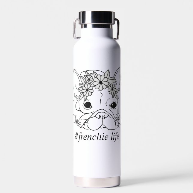 #FRENCHIE LIFE Vakuum 22oz Flasche (Vorne)
