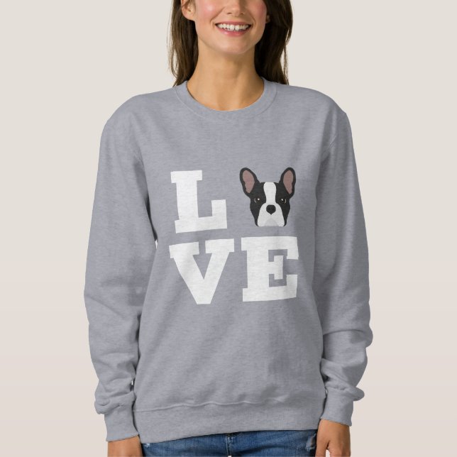 Frenchie Love Sweatshirt (Vorderseite)