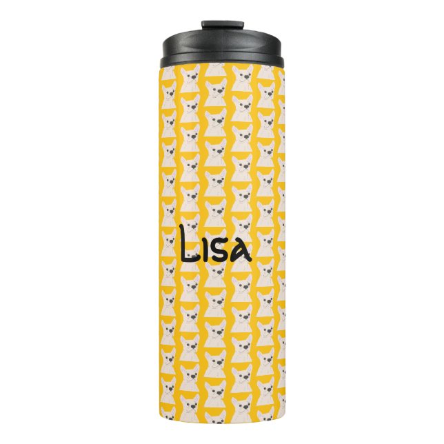 Frenchie Lover Thermosbecher (Vorderseite)