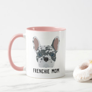 Frenchie Mama Blue Merle French Bulldog Tasse