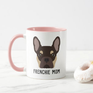 Frenchie Mama Brown und Tan French Bulldog Tasse