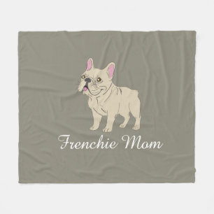 Frenchie Mama Fleecedecke