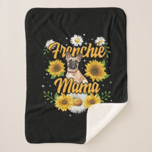 Frenchie Mama French Bulldog Dog Sunflower Sherpadecke