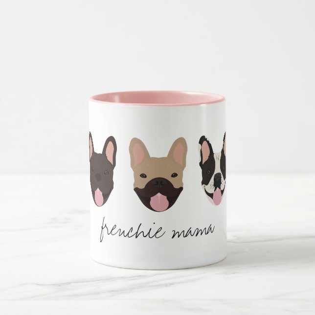 Frenchie Mama French Bulldogs Tasse (Zentrum)