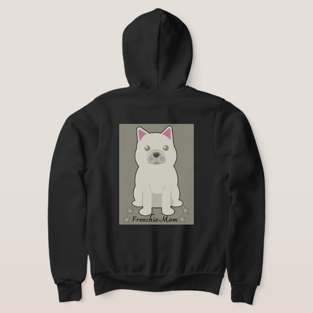 Frenchie-Mama Hoodie (AblageHinten)