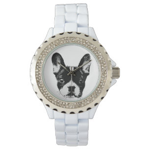 Frenchie Mama-niedliches französische Armbanduhr