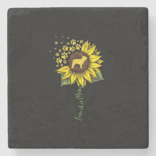 Frenchie Mama Sunflower Französisch Bulldog Lover Steinuntersetzer