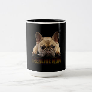 Frenchie Mama T Women French Bulldog Gift Dog Mama Zweifarbige Tasse