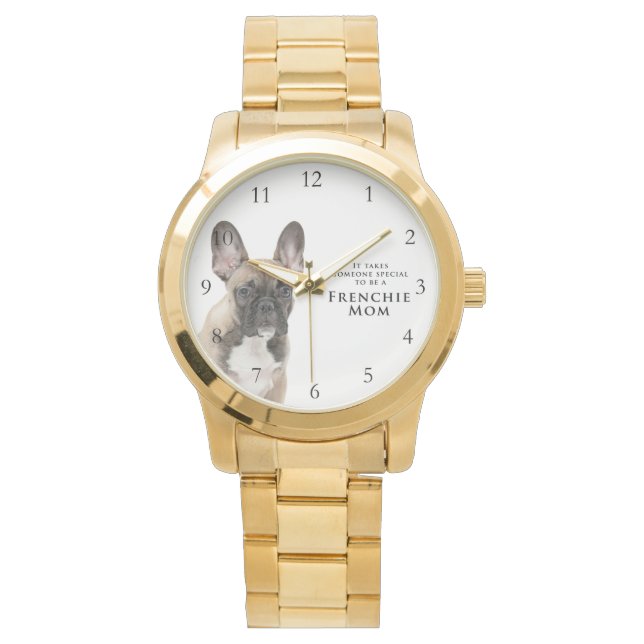 Frenchie Mama Watch Armbanduhr (Vorderseite)