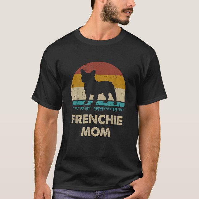 Frenchie Mama Womens Frenchie Mama Gift Französisc T-Shirt (Vorderseite)